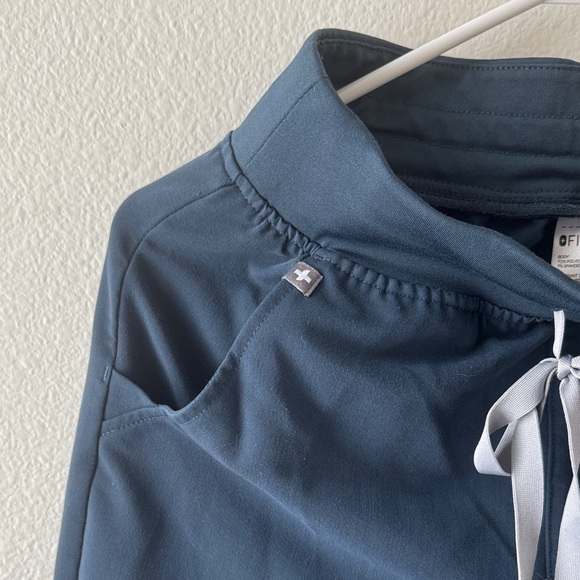 Figs Women's High-Waisted Zamora 2.0 Joggers in Dark Harbor - Picture 3 of 6